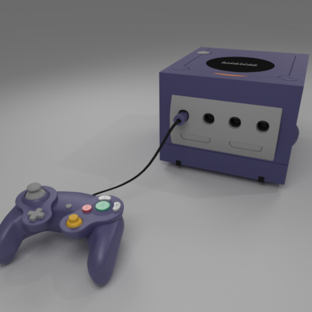 Nintendo Gamecube with controller preview image 2